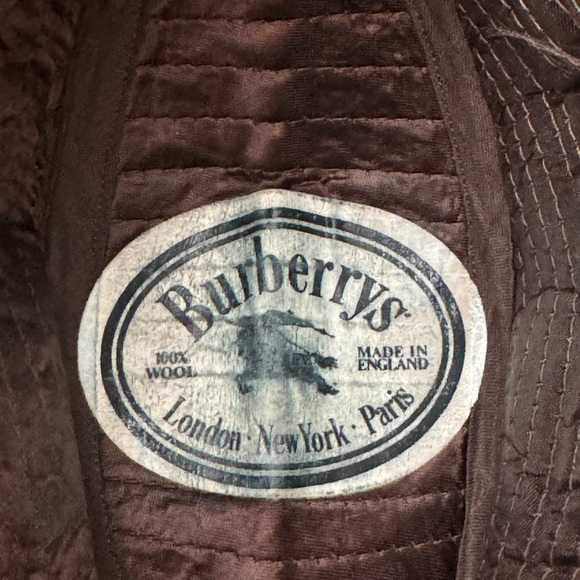 Burberry Vintage Wool Nova Check Bucket Hat - Picture 5 of 7